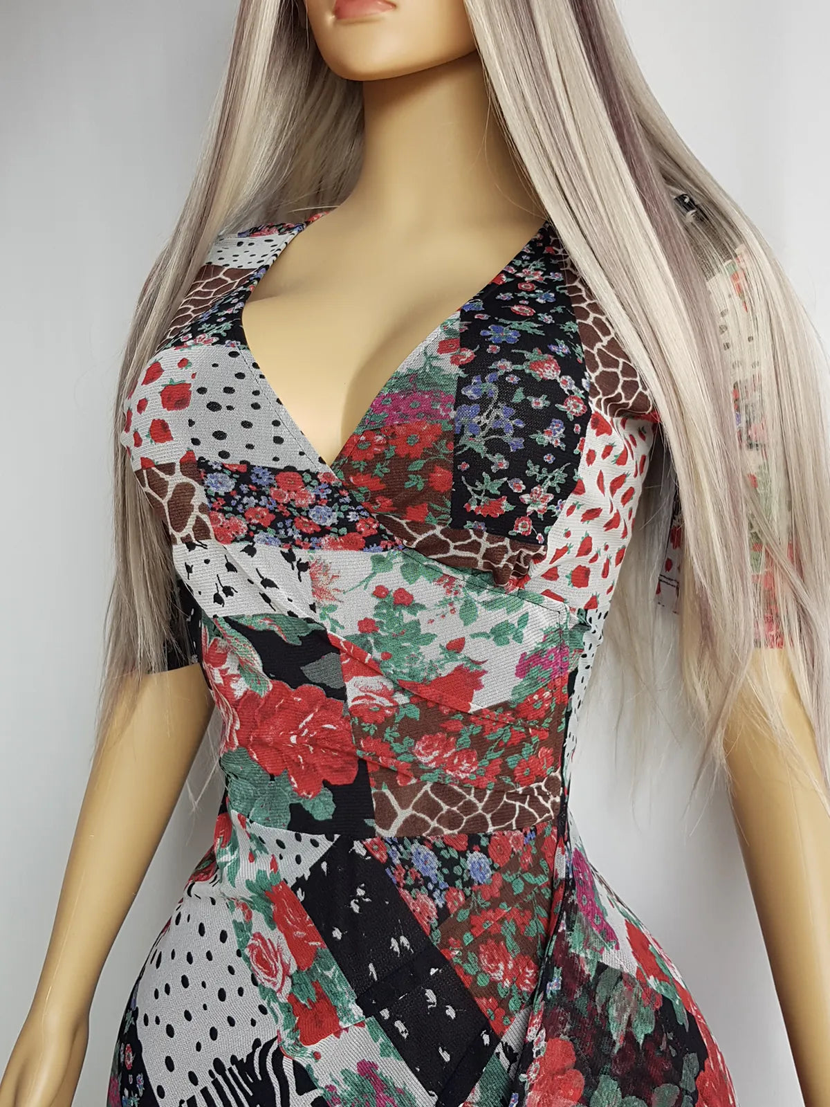 Vintage 90s Designer Flouncy Mesh Multi Layer Hourglass Dolce Vita Dress by New Zealand Designer