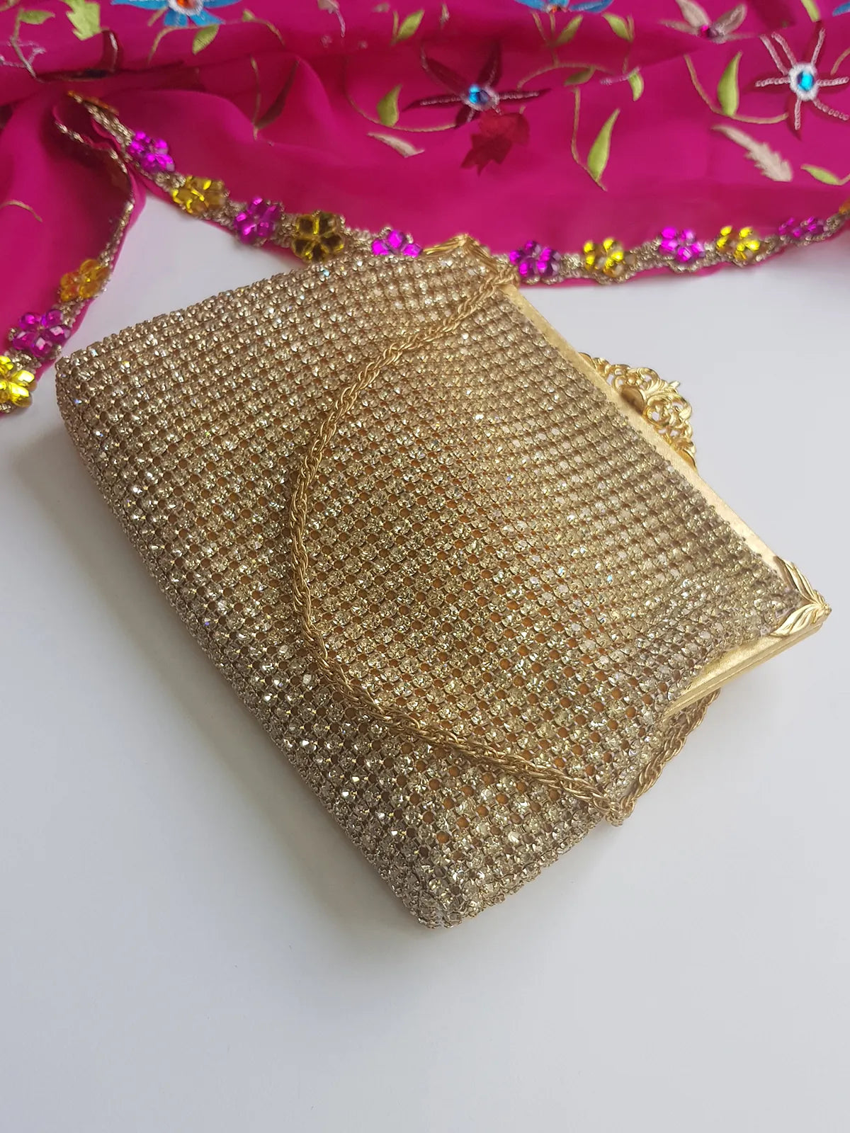 1950s Vintage Designer Crystal Bag - Ultra Rare Piece - Bridal & Wedding Quality - Ornate & Spectacular