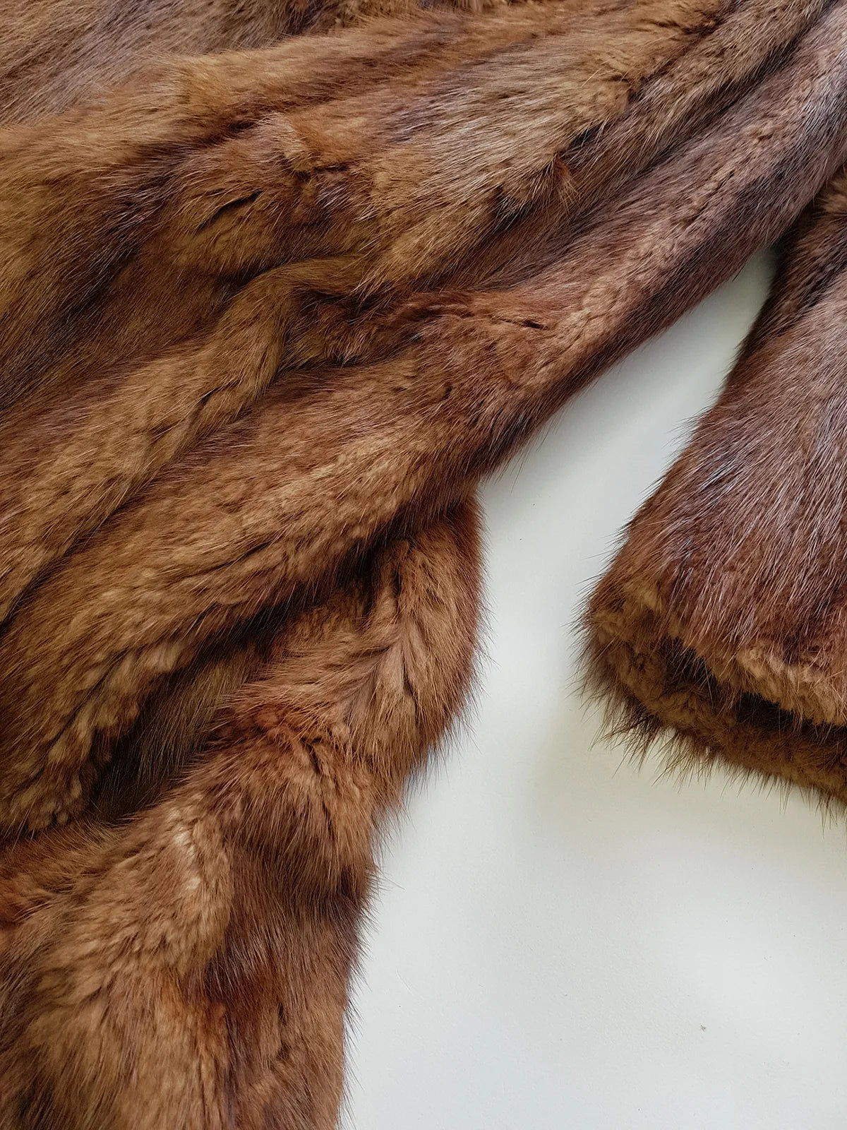 1940s Vintage Italian Fur Coat - Rich Golden Brown - Absolutely Gorgeous - Soft & Dreamy - Full Length