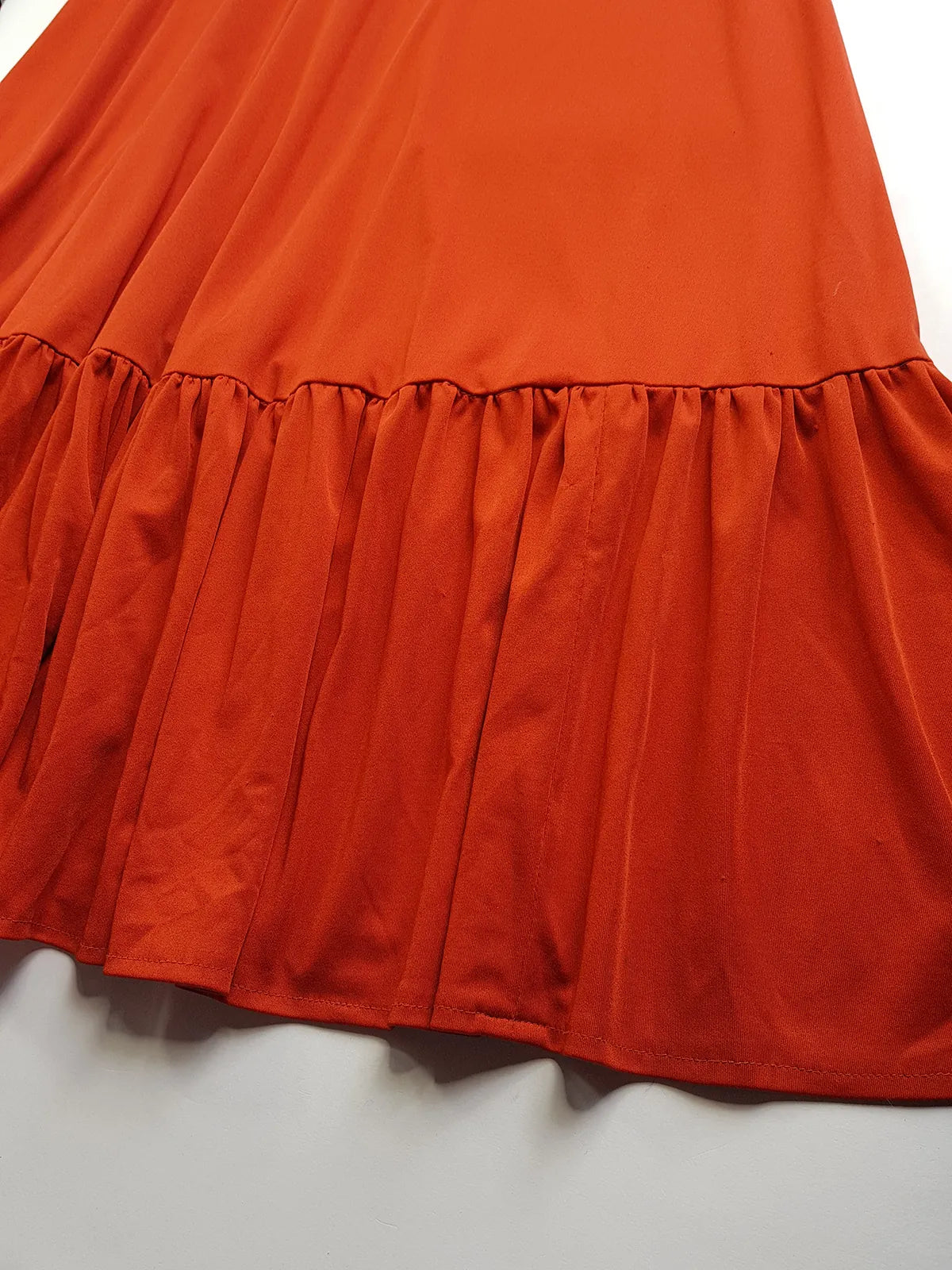 1970s Vintage Hand Crochet Trim Dress - Angel Sleeves - Hourglass Waist - Full Length - Absolutely Beautiful Sleeves