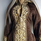 1960s Vintage Rare & Wild Leopard Rockstar Hooded Coat - Authentic Penny Lane Vibes - Vegan