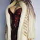 Vintage Saga Creamy White & Gold Fox Fur Coat - Soft & Dreamy - Perfect Length