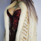 Vintage Saga Creamy White & Gold Fox Fur Coat - Soft & Dreamy - Perfect Length