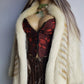 Vintage Saga Creamy White & Gold Fox Fur Coat - Soft & Dreamy - Perfect Length