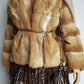 1960s Vintage Caramel Rabbit Coat - Super Soft - Creamy Caramel Brown