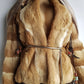 1960s Vintage Caramel Rabbit Coat - Super Soft - Creamy Caramel Brown