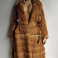 1960s Vintage Caramel Rabbit Fur Coat - Rich Golden Caramel - Absolutely Gorgeous - Soft & Dreamy - Long Length