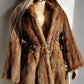 1940s Vintage Italian Fur Coat - Rich Golden Brown - Absolutely Gorgeous - Soft & Dreamy - Full Length