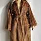 1940s Vintage Italian Fur Coat - Rich Golden Brown - Absolutely Gorgeous - Soft & Dreamy - Full Length