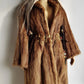 1940s Vintage Italian Fur Coat - Rich Golden Brown - Absolutely Gorgeous - Soft & Dreamy - Full Length