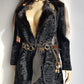 1960s Vintage Fox Fur & Curly Lambskin Coat - Super Soft Layers of Fur & Wool