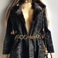 1960s Vintage Fox Fur & Curly Lambskin Coat - Super Soft Layers of Fur & Wool