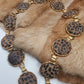1960s Ultra Rare Heavy Metal Leopard Coin Belt - Chunky & Super Solid Statement Piece