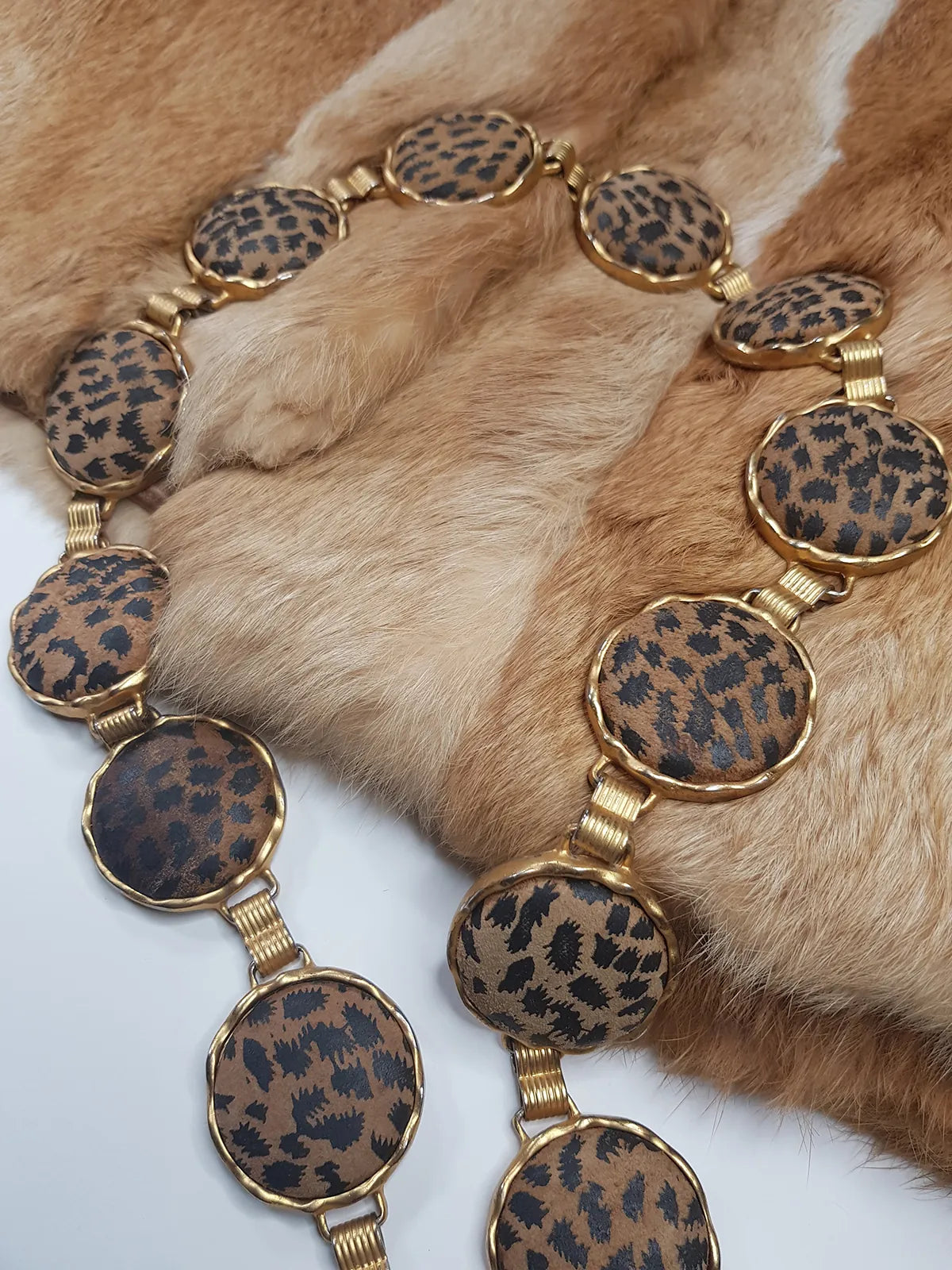 1960s Ultra Rare Heavy Metal Leopard Coin Belt - Chunky & Super Solid Statement Piece