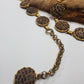 1960s Ultra Rare Heavy Metal Leopard Coin Belt - Chunky & Super Solid Statement Piece
