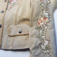 Vintage Embroidered & Studded Suede Jacket with intricate leatherwork detailing