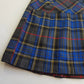 1990s Vintage Wool Plaid Pleated Mini Skirt - Leather Buckles with Gold Hardware - Perfect Tailoring & Length - Pins Included to hang your own charms