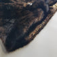 Vintage Leopard Cape with Collar - Iconic Sparkly Buttons- Vegan Fur - Satin Leopard Print Lining