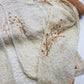 Vintage Ethereal 100% Silk - Bridal Quality Cream & Gold Flowers - Handmade Fully Beaded Jacket