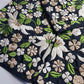 1950s Vintage Heavily Embroidered Asian Style Top - Cream & Green Tones - Intricate and Detailed