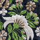 1950s Vintage Heavily Embroidered Asian Style Top - Cream & Green Tones - Intricate and Detailed
