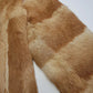 1960s Vintage Caramel Rabbit Coat - Super Soft - Creamy Caramel Brown