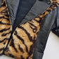 1980s Vintage 100% Genuine Leather Tiger Motorcycle Jacket - Metal Hardware - Fully Lined Jacket