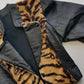 1980s Vintage 100% Genuine Leather Tiger Motorcycle Jacket - Metal Hardware - Fully Lined Jacket