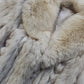 Vintage Saga Ice Blue / Grey Fox Fur Coat - Soft & Dreamy - Full Length