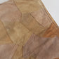 1990s Perfect Patchwork Mini Skirt in 100% Genuine Leather & Suede - Multicolored Patches in Pecan Walnut & Caramel Tones