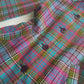 1990s Iconic Clueless Style Plaid Jacket - Tailored Hourglass - Pinks Purples Greens & Blues - Perfect Shape - Fully Lined