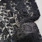 1990s Romantic Vintage Corset Top Lace & Hand Beaded - Knockout for Evening - Black Lace & Beads