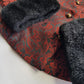 Italian Vintage Romantic Gothic Deep Red Brocade Jacket (1 Piece of a matching set)