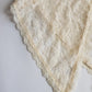 Ethereal Angelic 1950s Cape in the Lightest Ivory / Creme Lace - Ornate Edging & Tie at the front of the neck