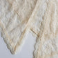 Ethereal Angelic 1950s Cape in the Lightest Ivory / Creme Lace - Ornate Edging & Tie at the front of the neck