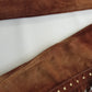 1970s Geniune Suede Cowgirl Tassel Chaps - Beautiful Soft Suede & Leather Tassel Chaps - Rich Tobacco Brown- Chunky Metal Zippers - Perfect Fit -  Iconic for a Costume