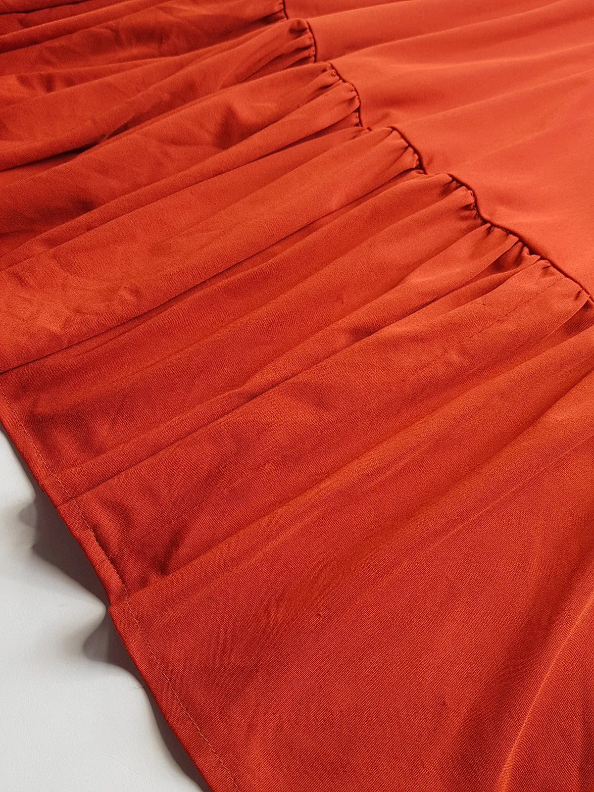 1970s Vintage Hand Crochet Trim Dress - Angel Sleeves - Hourglass Waist - Full Length - Absolutely Beautiful Sleeves