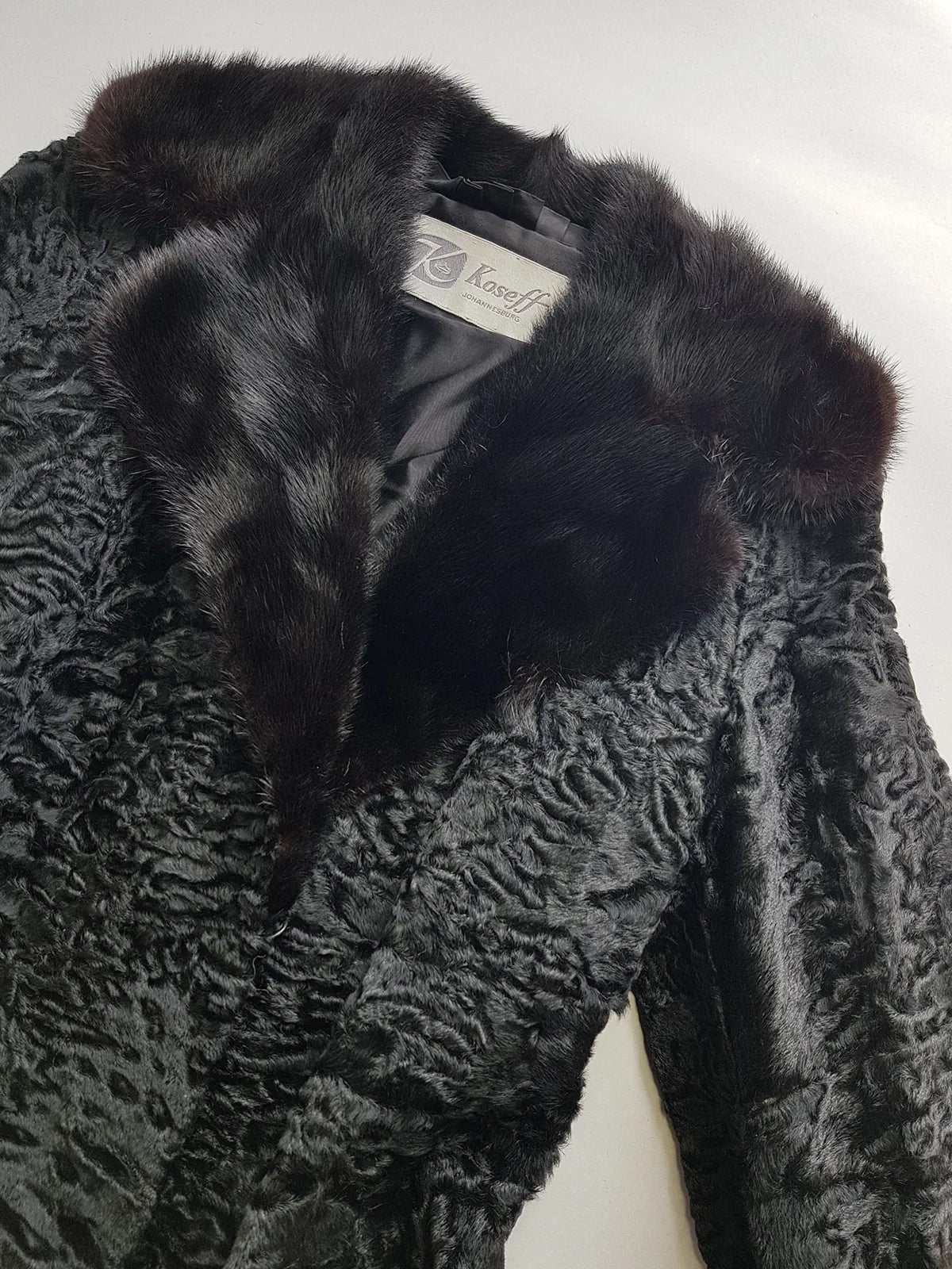 1960s Vintage Fox Fur & Curly Lambskin Coat - Super Soft Layers of Fur & Wool