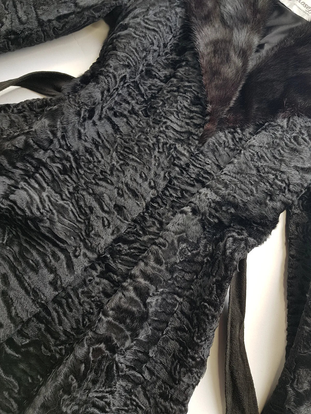 1960s Vintage Fox Fur & Curly Lambskin Coat - Super Soft Layers of Fur & Wool