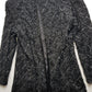 Vintage Silk Spectacular Sparkling Diamond Pattern Heavily Beaded Jacket in Black - Immaculate - Hand Beaded - Bridal Quality