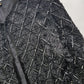 Vintage Silk Spectacular Sparkling Diamond Pattern Heavily Beaded Jacket in Black - Immaculate - Hand Beaded - Bridal Quality