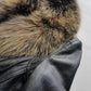 Vintage 2000s Black Leather & Ultra Plush Fox Fur Spy Coat - Super Buttery Soft - 100% genuine Leather & Fur Collar - Fully Lined