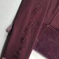 2000s Authentic Nike Velour Sexy Pilates Princess Vintage Hooded Purple Cropped Zip Jacket with Embroidery & Rhinestones