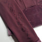 2000s Authentic Nike Velour Sexy Pilates Princess Vintage Hooded Purple Cropped Zip Jacket with Embroidery & Rhinestones