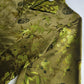 1990s Spectacular Olive Green Oriental Vintage Brocade Jacket - Tailored Fitted - Unbelievably Gorgeous Iridescent Print