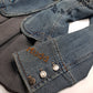 1990s Mudd Designer Deadstock - Insane Denim & Embroidery - Fitted Jacket - Metal Hardware - Original Tags still Attached