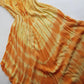 Unbelievable 90s Sunset Yellow & Orange Bohemian Goddess Sundress - Embroidered Silky Soft Cotton - Bohemian Goddess - Hand Dyed - Asymmetrical Hemline & Flattering Hourglass Shape
