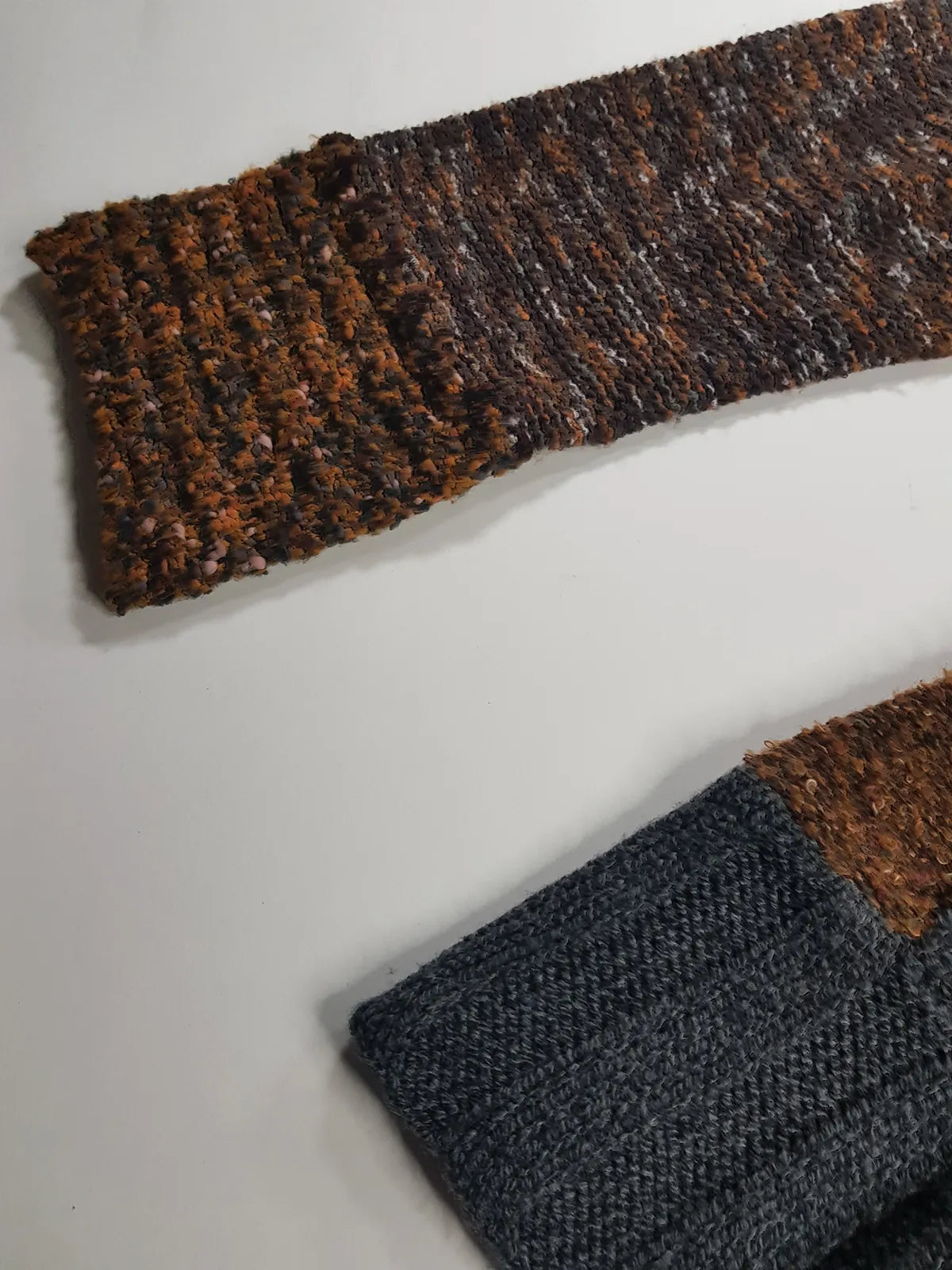 Vintage 1990s Sexy Earth Fairy Woodland Toned -  Hand Knitted Jacket with Leather Toggle Buttons