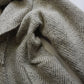 Vintage Chic Wool Coat in Very Light Soft Grey - 3/4 Length - Scarf Tie Neck that can be worn multiple ways - Button Closure - Pockets - Fully Lined