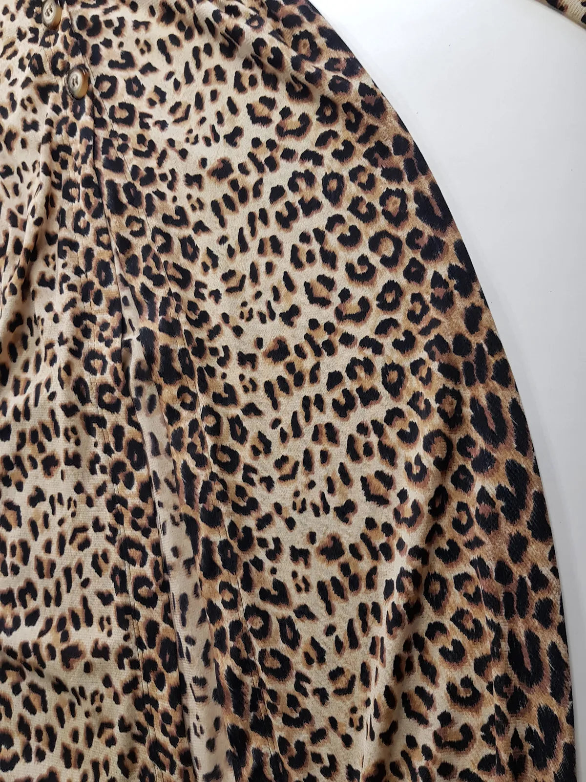 90s Wild Cheetah Print Light Sheer Mesh Hourglass Duster Coat - Floor Length & Buttons at waist - Splits up the sides & Open front - High Quality Piece